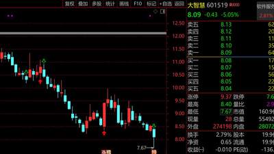 “牛市旗手”倒下，券商股普跌，大智慧一度闪崩跌停，业绩预告给市场泼了一盆冷水