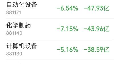 主力资金跟踪｜市场重挫之中，主力资金流向了哪？
