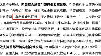 各地金融监管推进有序，银行保险领域反无序竞争举措落地
