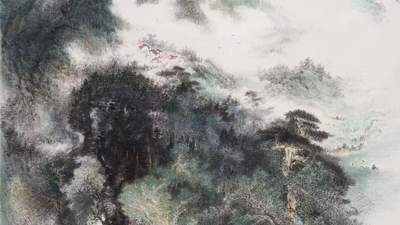 逾百幅心源山水佳作齐聚高剑父纪念馆 徐步师生共赴传统与创新的观展之约