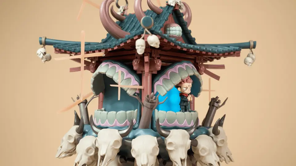 泡泡玛特《咒术回战》场景积木开箱评测：名场面如何用积木焕发新生