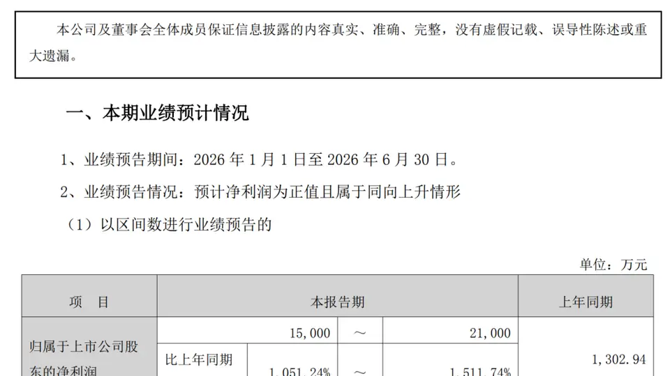 ：多家上市公司业绩预增超8倍 今夜密集利好涌现