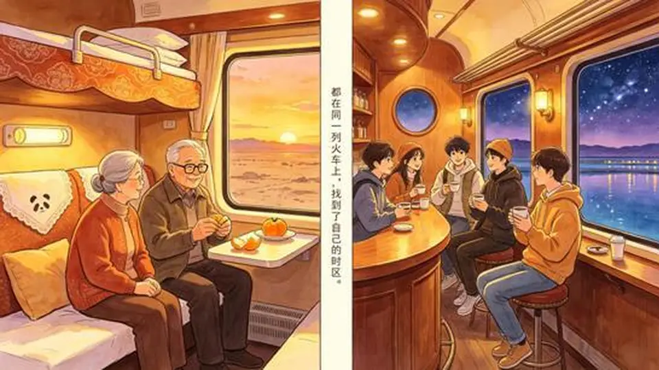坐着慢车躺游，看星河游盐湖，专列邀你解锁多元旅途新体验