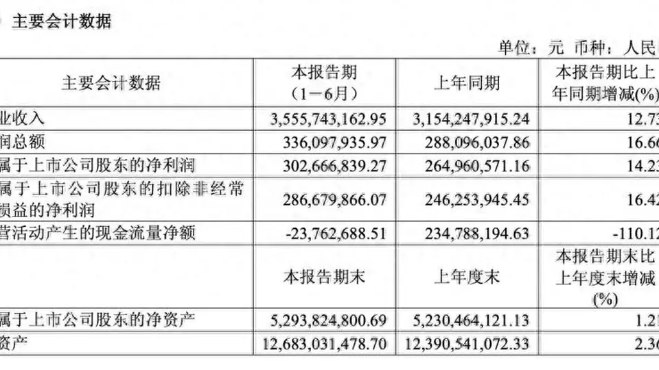 金盘科技上半年净利同比增14.23% 经营现金流由正转负