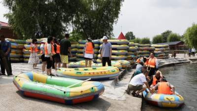 乘风逐浪赴林海，威虎山漂流开漂了