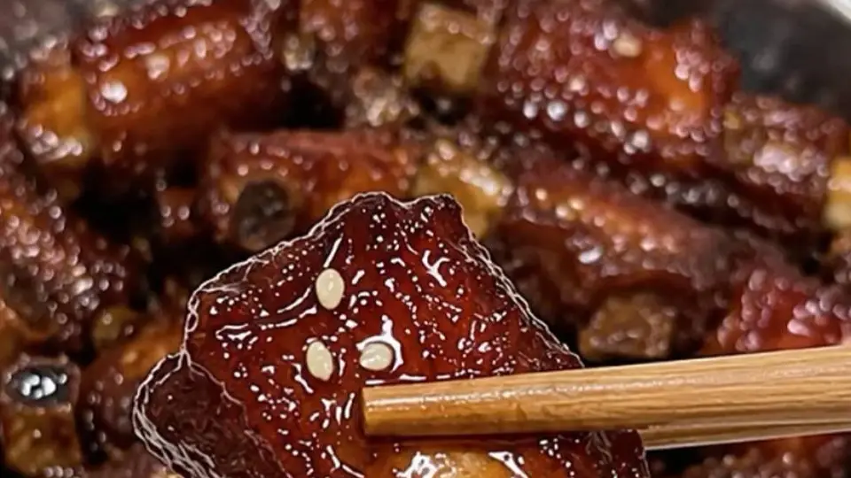 巨巨好吃的糖醋排骨！酸甜入味，连骨头都想啃干净