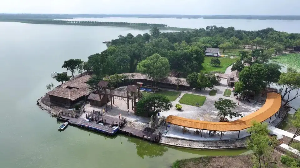 太白湖景区湖心岛启航探秘水上“桃花源”