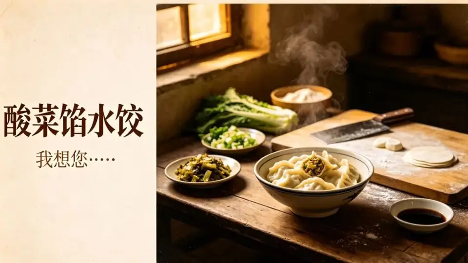 酸菜馅水饺