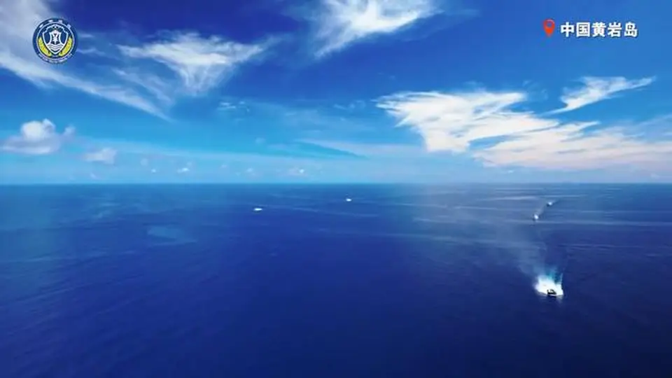 8月1日来黄岩岛联合演训啦！海空视角带你感受现场参与感十足的震撼时刻