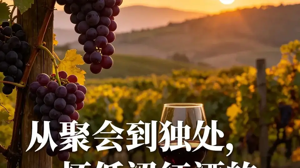 从聚会到独处，一杯低涩红酒的百搭哲学